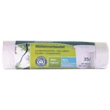 Secolan Müllbeutel 35,0 l weiß 25,0 μm, 20 St.
