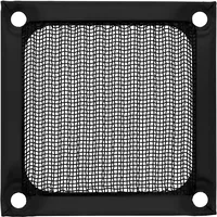 InLine Lüftergitter, Aluminium Filter, 60x60mm, schwarz