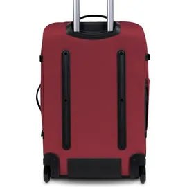 Cabaia Soft Suitcase Essentials Trolley M 2-Rollen 67 cm / 75 l rot/braun