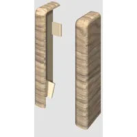 EGGER Endstück Kubisch 6 cm Eiche Greige 2 Stück
