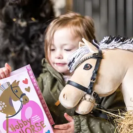 my hobby horse - Zaumzeug für Steckenpferde - schwarz mit silbernen Steinen