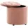 CLP Sitzhocker Pantin Samt pink