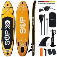 24MOVE SUP-Board Supboard Set inkl. Zubehör 320 x 80 x 15 cm orange