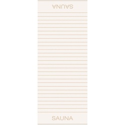 CAWÖ Saunatuch - C Balance, 80x200 cm, Walkfrottier, Baumwolle, Streifen Natur