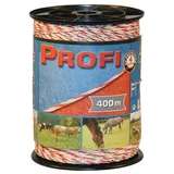 Kerbl Profi Weidezaunlitze 6x0,30 TriC, 400m, weiß/rot