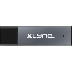 Xlyne ALU USB-Stick 64 GB Aluminium Grau 177569-2 USB 2.0 (64 GB, USB 2.0), USB Stick, Grau