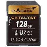 EXASCEND Catalyst SDXC 128 GB UHS-II, C1 V60, 280/100 MB/s, Speicherkarte