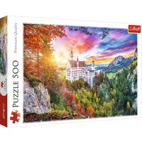 Trefl Puzzle 500 Blick auf Neuschwanstein, Deutschland