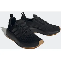 Sneaker ADIDAS SPORTSWEAR "SWIFT RUN", Gr. 43, schwarz (core schwarz, core schwarz, gum 3), Textil, sportlich, Schuhe