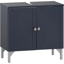 Schildmeyer Waschbeckenunterschrank Jesper 155345, Nachtblau, 60,2 x 58,5 cm