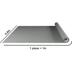 Intirilife Fliegennetz aus Fiberglas Grau Meterware Breite 80cm Maschenweite 1,2mm - UV beständig Fliegengitter Insektenschutz Gitter Fenster Tür