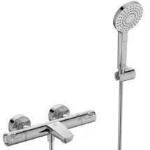 Ideal Standard Ceratherm T50 Badethermostat Aufputz mit Handbrauseset für 1 Verbraucher Chrom