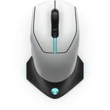 alienware AW610M Maus rechts RF Wireless Gaming Mouse - (Lunar Light), white
