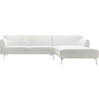 hülsta sofa Ecksofa hs.446, in minimalistischer, schwereloser Optik, Breite 296 cm weiß
