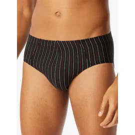 SCHIESSER 95/5 Essentials Mini Slip gestreift schwarz L 6er Pack