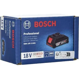 Bosch GBA 18 V Li-Ion 2,0 Ah Professional 1600Z00036