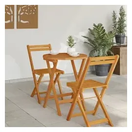 vidaXL Gartentisch Klappbar Ø 60 x 72 cm Akazie