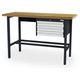 WS24 Arbeitstisch Schubladen: 3 x 100 B x T x H 1.500 x 600 x 960 mm - WS24-100390