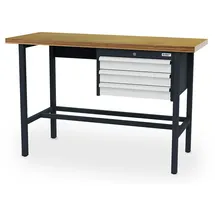 WS24 Arbeitstisch Schubladen: 3 x 100 B x T x H 1.500 x 600 x 960 mm - WS24-100390