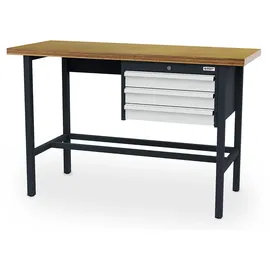WS24 Arbeitstisch Schubladen: 3 x 100 B x T x H 1.500 x 600 x 960 mm - WS24-100390