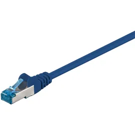 goobay CAT 6a Patchkabel, S/FTP (PiMF), Blau,