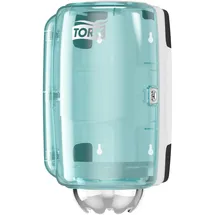 TORK 658000 Performance Innenabrollungsspender Mini Türkis/Weiß 1 Stück