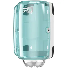 TORK 658000 Performance Innenabrollungsspender Mini Türkis/Weiß 1 Stück