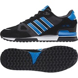 adidas Originals ZX 750 M18260 Unisex - Erwachsene Laufschuhe, Schwarz (Black 1 / Bluebird / Running White Ftw), 42 2/3 - 42 2/3 EU