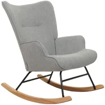 MCW Schaukelstuhl N14 Polyester 320 g/m2 80 x 100 x 80 cm Grau-Grün