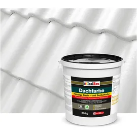 Isolbau Dachfarbe Sockelfarbe weiß 20 kg
