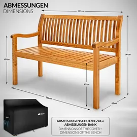 tillvex 125 x 62 x 90 cm Braun