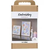 Creativ Company Kreativ Set Stickereien, Bilder, Pastellfarben