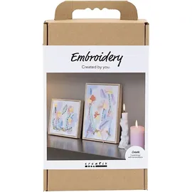 Creativ Company Kreativ Set Stickereien, Bilder, Pastellfarben