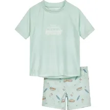 Playshoes Badeanzug UV-Schutz Bade-Set Surf-Bus Mint 98/104