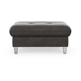 sit&more Stauraumhocker Maggiore 100% Polyester 102 x 48 x 67 cm Grau