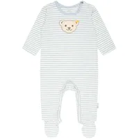 Steiff Strampler in Hellblau/Weiß | Gr.: 44