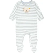 Steiff Strampler in Hellblau/Weiß | Gr.: 44