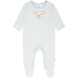 Steiff Strampler in Hellblau/Weiß | Gr.: 44