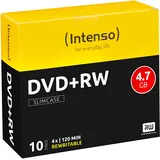 Intenso DVD+RW 4,7 GB 4x 10 St.