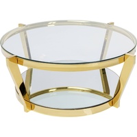 Kare DESIGN Couchtisch Monocolo 85365 Glas Gold