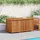 vidaXL Gartenbox 150 x 80 x 75 cm Braun