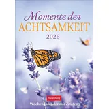Harenberg Momente der Achtsamkeit Wochenkalender 2026 - Wochenkalender mit Zitaten