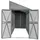 SPACEMAKER Metallgerätehaus 4x10 2,95 x 1,24 m grau