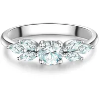 Trilani Ring aus Sterling Silber mit Zirkonia in silber | Gr.: 58