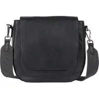 Harbour 2nd Just Pure Umhängetasche Leder 27 cm blau