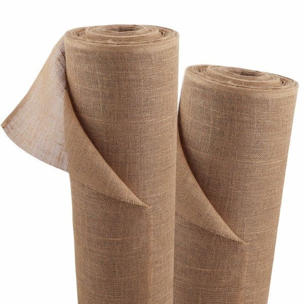 5m x 1m Jutegewebe 215g/m2 Jutematte Gartenjute Jute Stoff Sackleinen Juteband