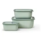 Mepal Cirqula rechteckig nordic sage 0,75 l 3-teilig