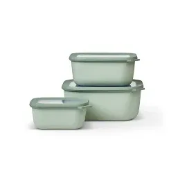 Mepal Cirqula rechteckig nordic sage 0,75 l 3-teilig