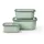 Mepal Cirqula rechteckig nordic sage 0,75 l 3-teilig