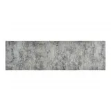 vidaXL Küchenteppich Waschbar Beton 60x180 cm Samt